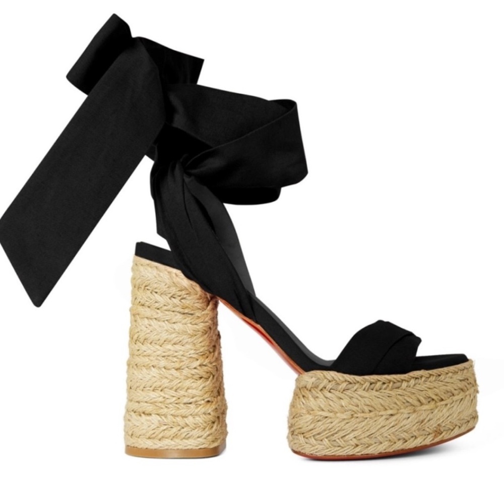Christian Louboutin Mariza du Desert 130  Espadrille Platform- fit like a 10.5